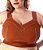 Top Marrom Plus Size Pesponto - Imagem 3