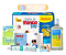 Kit Chá De Fraldas Huggies Supreme Care com Shampoo Granado Presente - Imagem 1