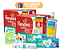 Kit Higiene Premium Bebê Pampers e Granado Lenço Umedecido Shampoo Com Embrulho - Imagem 1