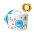 Tupperware Caixa de Sal 1,3kg Floral - Imagem 1