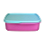 Tupperware Basic Line 550ml Com Divisórias Rosa Tutu - Imagem 1