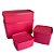 Tupperware Kit Freezer Rosa Pink 4 Pecas - Imagem 1