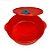 Tupperware Cristalwave Redondo 3 Litros Vermelho - Imagem 2