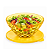Tupperware Tigela Prisma 2 Litros Policarbonato Amarela - Imagem 3