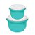 Tupperware Kit Tigela Batedeira Verde Mint 2 Pecas - Imagem 1