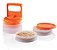 Tupperware Burguer Express Laranja - Imagem 2