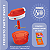 Tupperware Turbo Chef Supersonic 300ml Vermelho - Imagem 1