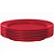 Tupperware Prato Outdoor Vermelho 6 Pecas - Imagem 1