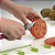 Tupperware Faca Serrilhada Preta e Rosa - Imagem 2