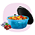 Tupperware Tigela Visual 1,5 Litros Azul - Imagem 1