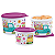 Tupperware Kit Tupper Caixas Caminho das Flores 3 peças - Imagem 8