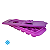 Tupperware Forma de Gelo 14 Cubos - Roxa - Imagem 1
