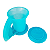 Tupperware Polvilhador 250g Azul - Imagem 4