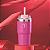 Tupperware® Copo Térmico Big T com Canudo 630ml Rosa Pink - Imagem 5