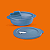 Tupperware Cristalwave Com Divisoria e Bandeja Removivel geraçao II 900ml - Imagem 7