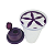 Tupperware Quick Shake 500ml Roxo beringela - Imagem 2