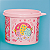 Tupperware Redondinha Pascoa 500ml Rosa - Imagem 4