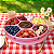 Tupperware Petisqueira Aloha Redonda com Divisórias Rosa - Imagem 3