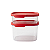 Tupperware Kit Ultra Clear Quadrado Policarbonato com 2 peças - Imagem 2