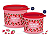 Tupperware Kit Caixa Morango Do Amor 2 Peças - Imagem 2