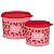 Tupperware Kit Caixa Morango Do Amor 2 Peças - Imagem 4