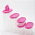 Tupperware Kit Modulares 5 Pecas Tampa Rosa - Imagem 1