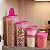 Tupperware Kit Modulares 5 Pecas Tampa Rosa - Imagem 3