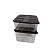 Tupperware Kit Clear Mate Quadrado 5 Peças - Imagem 5