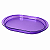Tupperware Bandeja Premier Oval Roxa - Imagem 1