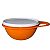 Tupperware Extra Mini Criativa Laranja 600Ml - Imagem 1