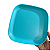 Tupperware Prato Post-Me Policarbonato Azul - Imagem 3