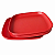 Tupperware Prato Post-Me Policarbonato Vermelho - Imagem 2