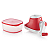 Tupperware Ralador de Queijo Geração II Vermelho - Imagem 8