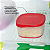 Tupperware Ralador de Queijo Geração II Vermelho - Imagem 3