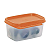 Tupperware Basic Line 160ml Tampa Laranja - Imagem 2