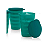 Tupperware Copo Murano 500ml Verde - Imagem 2