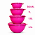 Tupperware Kit Tigela Maravilhosa Rosa Beijo 4 Pecas - Imagem 3