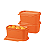 Tupperware Basic Line 160ml Laranja - Imagem 1