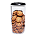 Tupperware Modular Clear Em Policarbonato 1.8 Litros Tampa Preta - Imagem 1