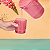 Tupperware Copo Premier 295ML Policarbonato Rosa - Imagem 2