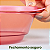 Tupperware Kit Tigelas Design Policarbonato Rosa 3 Pecas - Imagem 2