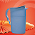 Tupperware Jarra Murano 2 Litros Azul Jeans - Imagem 3