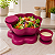 Tupperware Big Tigela Floresta 5,6 Litros + 2 Para Dip 470 ml Rabanete - Imagem 2
