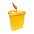Tupperware Porta Cereais Amarelo 500g - Imagem 1