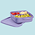 Tupperware Basic Line 550ml Com Divisórias Lilas - Imagem 2