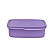 Tupperware Basic Line 550ml Com Divisórias Lilas - Imagem 1
