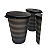 Tupperware Copo Murano 500ml Black - Imagem 3