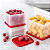 Tupperware Jeitoso 800ml Base Translucida e Tampa Vermelha - Imagem 2