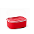Tupperware Kit Baseline Retangular Vermelho 3 Peças - Imagem 4