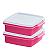 Tupperware Tupper Pote 780ml Rosa - Imagem 2